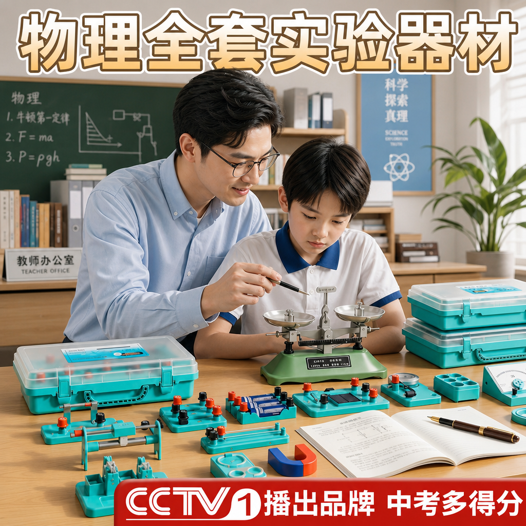初中物理实验器材全套人教版电学实验箱初三电路小灯泡科学实验初二光学力学高考物理九年级电磁学实验箱
