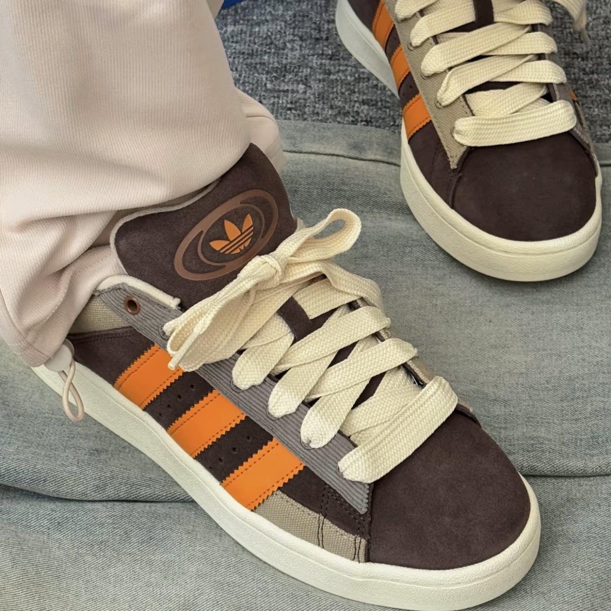 Adidas阿迪达斯CAMPUS 00S男万圣节面包鞋轻便复古低帮板鞋IH3282