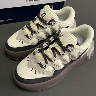 FILA斐乐CARROT 2 女子经典萝卜复古运动增高休闲鞋F12W431212FPB