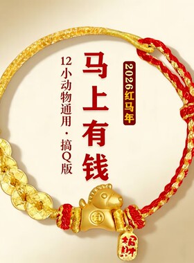 招财纳福日进斗金手链好运太岁化