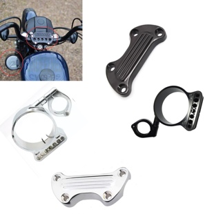 适用哈雷883 1200 x48 72改装侧仪表支架仪表移位侧位架车把压码