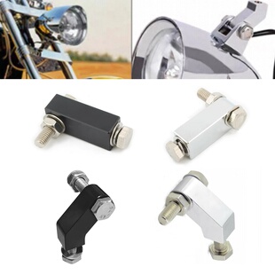 适用哈雷戴娜硬汉1200 x48 883大灯底座三星圆孔固定支架大灯支架