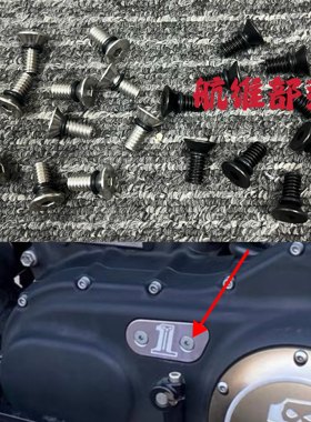 哈雷通用XL883/1200x48/72硬汉改装加齿轮油盖的螺丝 小边盖螺丝