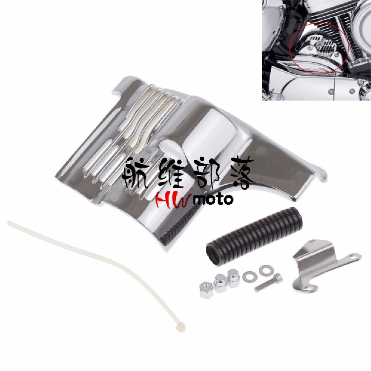 适用哈雷XL883 XL1200 04-16年改装发动机盖 装饰盖 发动机测罩