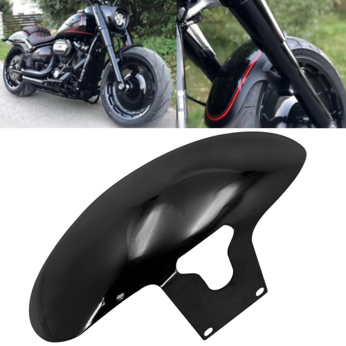 适用哈雷软尾肥仔 Softail Fat Boy Flfbs18-24年前挡泥板 短土除