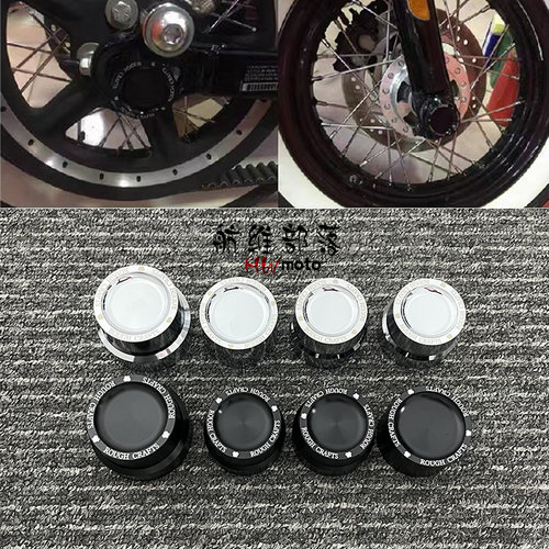 适用哈雷 运动者 XL883 X48 1200 Street 500 750 改装前后轮轴盖