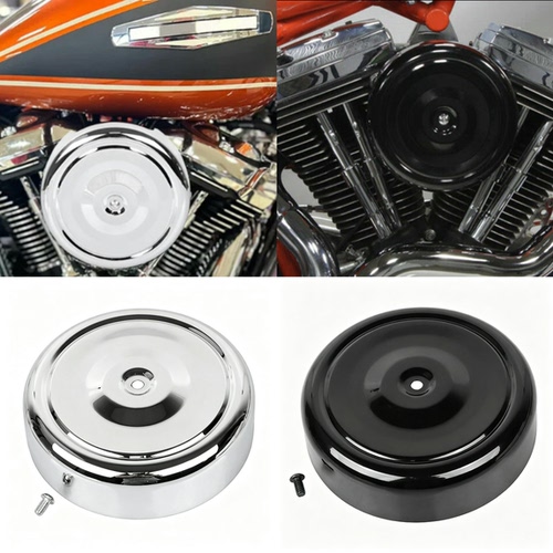 适哈雷软尾 Sportster883.1200.x48 空气清洁器盖 空滤盖外壳8寸