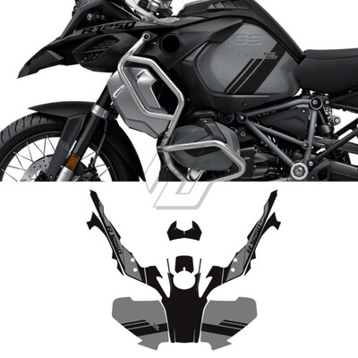 适合宝马R1200GS/R1250ADV 40周年版本水鸟摩托车全车贴花保护贴