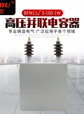 厂家直供BFM11√3-100-1W高低压薄膜补偿滤波成套固定并联电容器