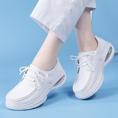 2026春季 女气垫舒适软底防滑透气不累脚医护工作鞋 新款 系带护士鞋
