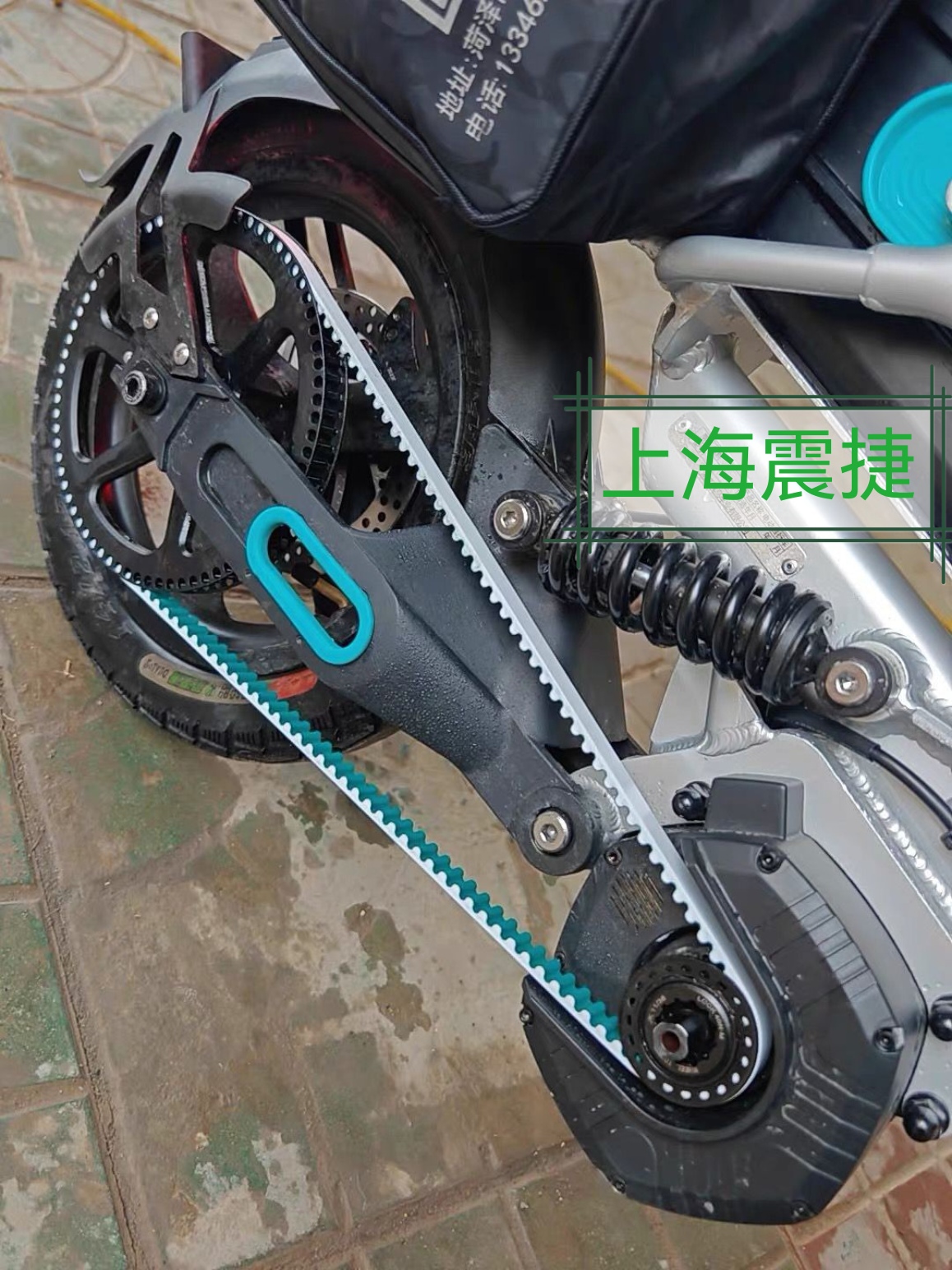 蜂鸟赛博代驾车改后同步轮55齿同步轮皮带轮提速至55码左右配皮带