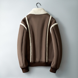 2025新款皮毛一体机车服外套休闲仿麂皮绒男士夹克F521*P245控399，男装夹克，电商D221(原钱塘6000)