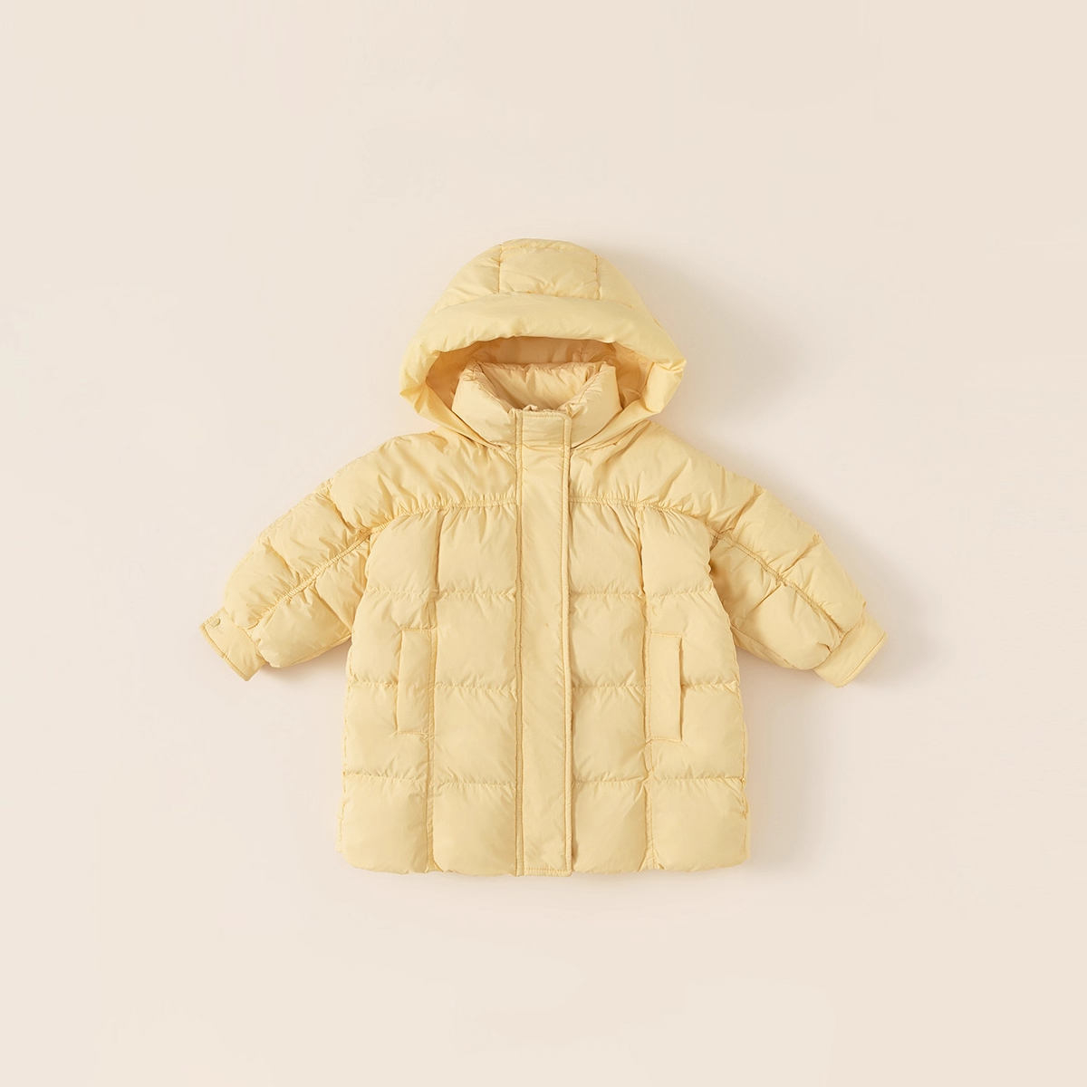 儿童羽绒服女童三防中长款女孩冬