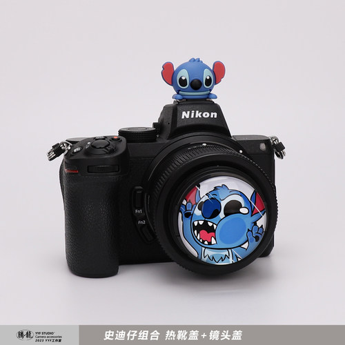 史迪奇史迪仔可爱卡通镜头盖热靴
