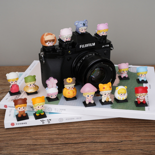 正品 泡泡玛特小甜豆相机热靴盖适用佳能R50富士XT5尼康Z30索尼ZVE