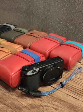 cam-in 意大利植鞣牛皮便携式相机收纳摄影包GRII GR2 GRIII GR3