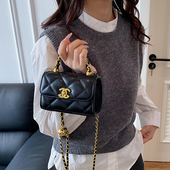 经典 小香风菱格链条包女2025新款 轻奢手提斜挎小方包百搭