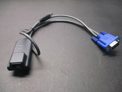 拆机DELL DMPU108e KVM切换器用KVM模块转接头VGA-USB+网口线