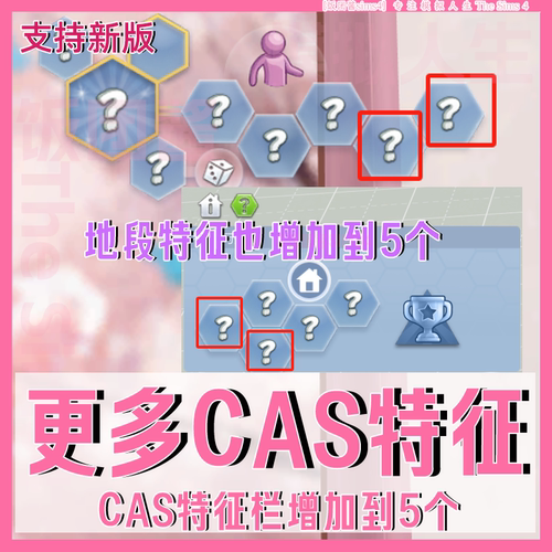 模拟人生4Mod更多CAS特征位置地段特征栏 功能模组趣味补丁SIMS4