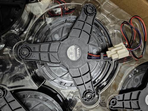 GW13E12MS1AB-52适用冰箱风扇120 12v 0.19A 大头红黑紫三出线