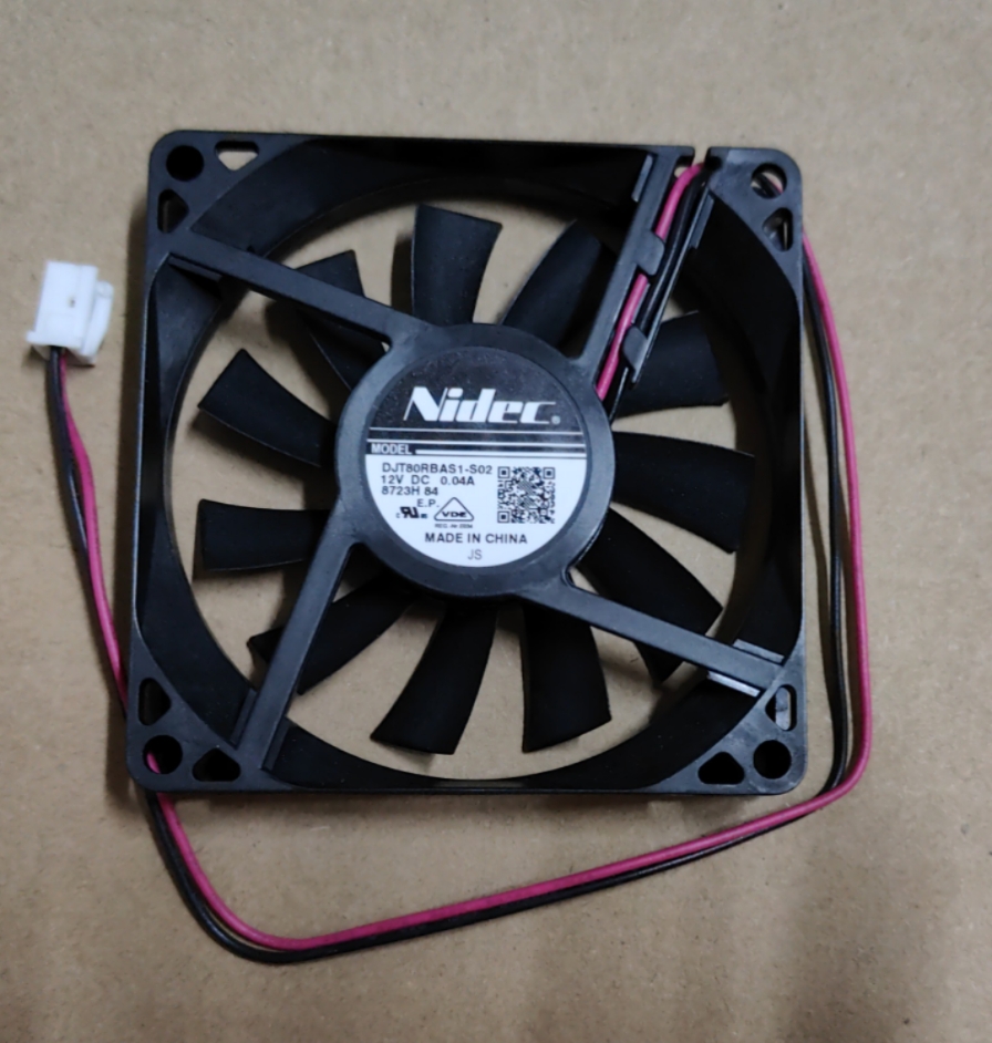 nidec DJT80RBAS1-S02 12V 0.04A 8015 8CM厘米 超静音散热风扇