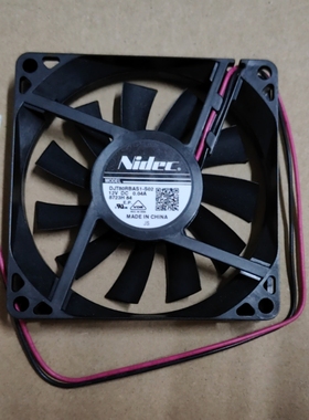 nidec DJT80RBAS1-S02 12V 0.04A 8015 8CM厘米 超静音散热风扇