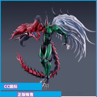 正版现货万代SHM 游戏王 怪兽之决斗GX 火焰翼人手办