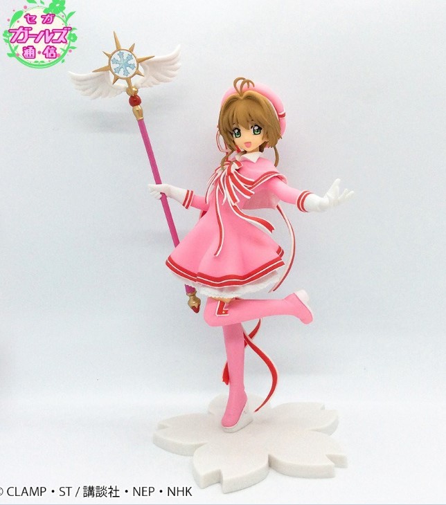 正版sega 魔卡少女樱 透明牌 clear card篇 木之本樱 小樱 景品