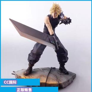 正版现货 SE 最终幻想7 FF7 重生 克劳德 STATIC ARTS 手办