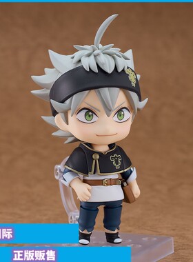 正版现货 GSC 粘土人 黑色五叶草 阿斯塔 可动 手办