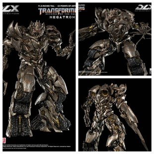 正版现货 Threezero 变形金刚 复仇之战 DLX 合金 威震天 手办