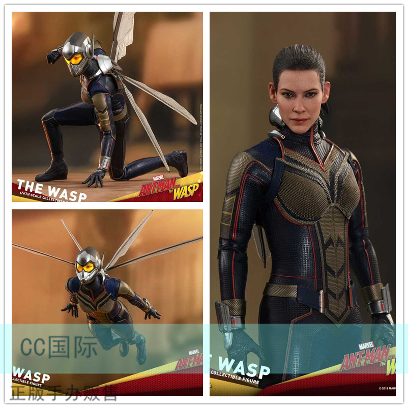 cc正版现货 hottoys ht mms498 蚁人2 黄蜂女 the wasp 手办雕像
