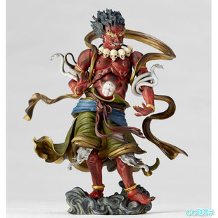 日版现货 海洋堂 山口式 KT-017 佛像 自在置物 深沙大将 彩 手办