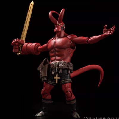 正版预售 千值练 1000toys HELLBOY 地狱男爵 30周年可动手办