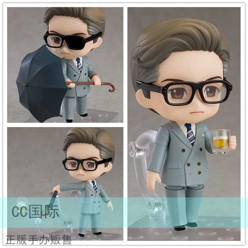 cc正版现货 gsc 粘土人 1825 王牌特工2 黄金圈 哈里·哈特 手办