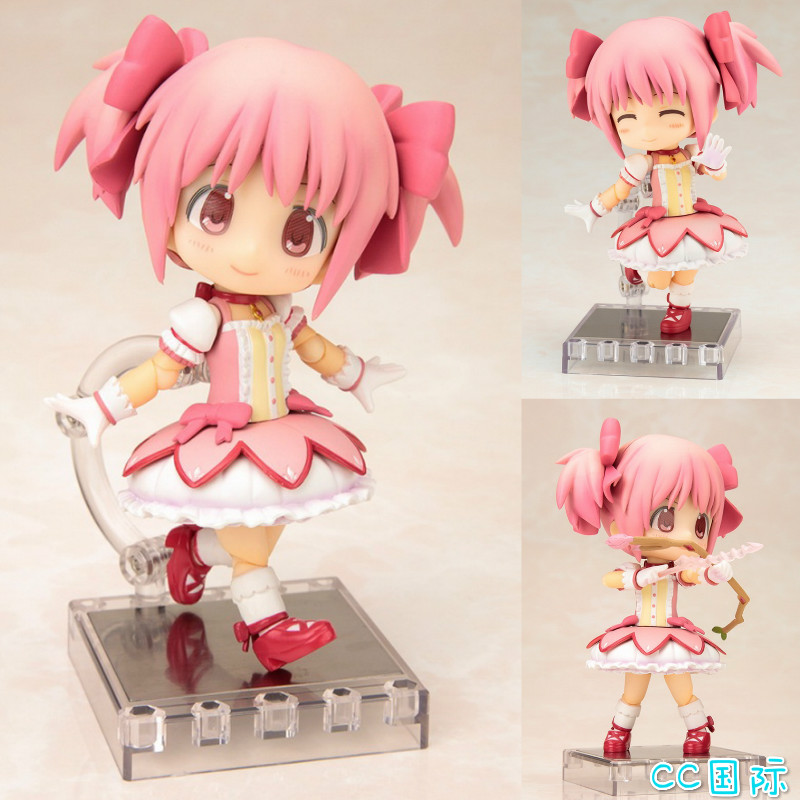 寿屋 cu-poche 魔法少女小圆 鹿目圆香 晓美炎 晓美焰粘土手办