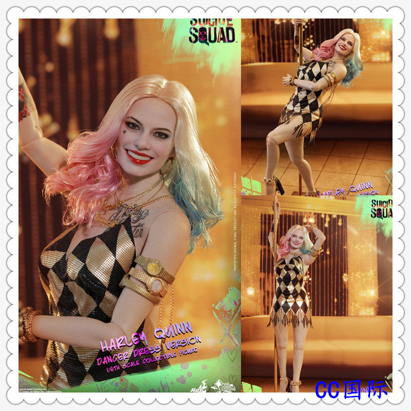 hottoys  ht 自杀小队x特遣队 小丑女哈莉奎茵 金色舞衣版正版