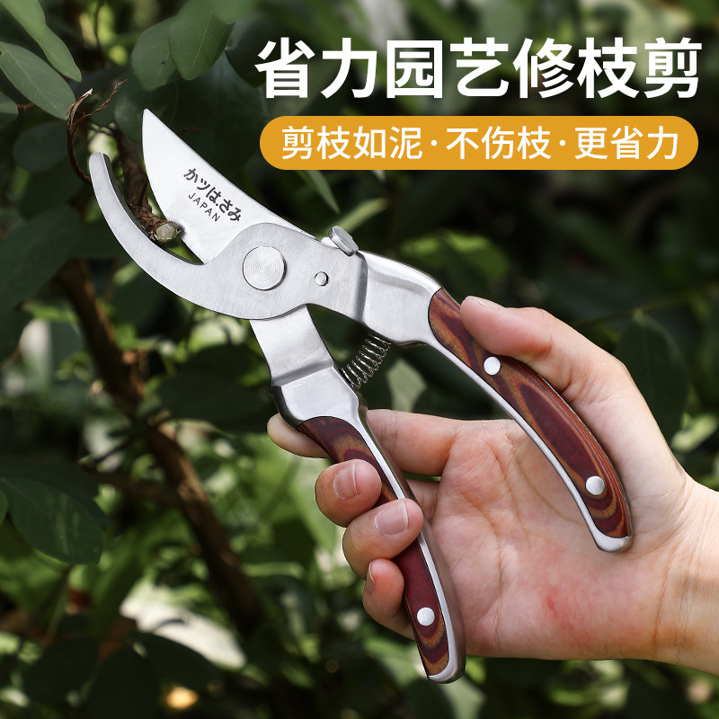 外贸全钢大号树枝剪刀修剪枝专用枝剪园艺修花花剪园林修枝剪果树