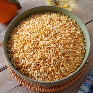 乡下人|原味炒米农家传统手工炒熟糯米 非油炸粒粒香浓泡鸡汤