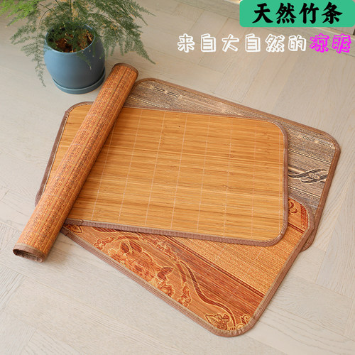 天然竹条宠物凉席垫夏天透气