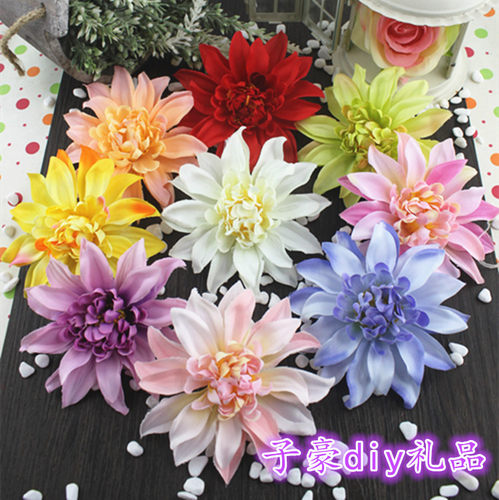 假花仿真花非洲菊花头饰花朵摄影