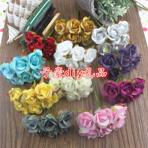 仿真玫瑰花 DIY手工花环材料地推包邮 婚纱头饰 新娘头莎 森女系