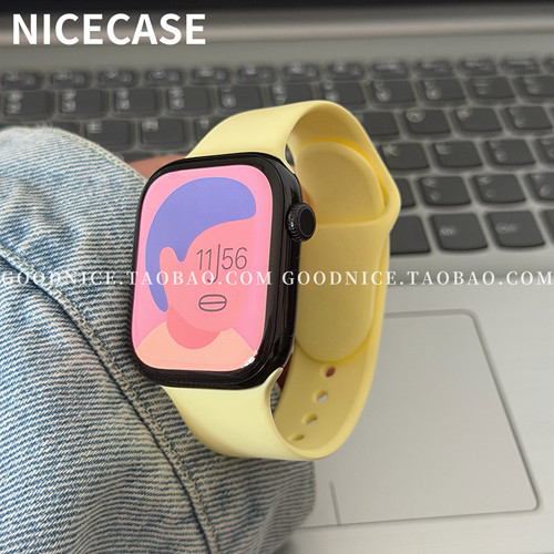 NICECASE适用2026新颜色表带适用苹果applewatchs11代s10s9se简约