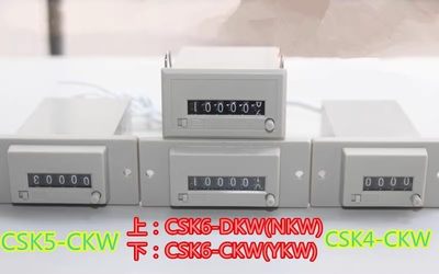 保仕德电磁计数器CSK6-CKW(YKW) CSK5-DKW(NKW)CSK4 24V 220V 110