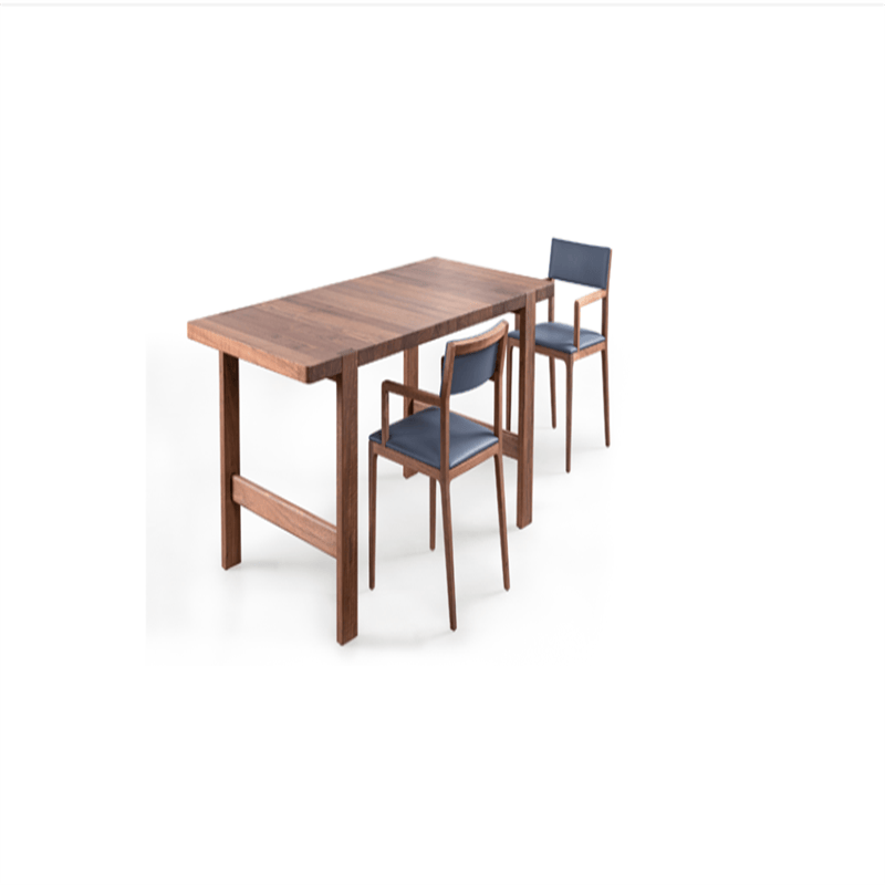 意大利porada北美黑胡桃实木餐桌现代简约新中式酒店餐桌厂家直销