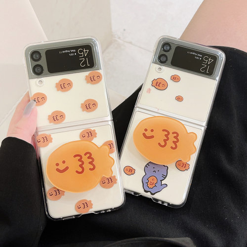 卡通ZFlip4折叠保护套日系