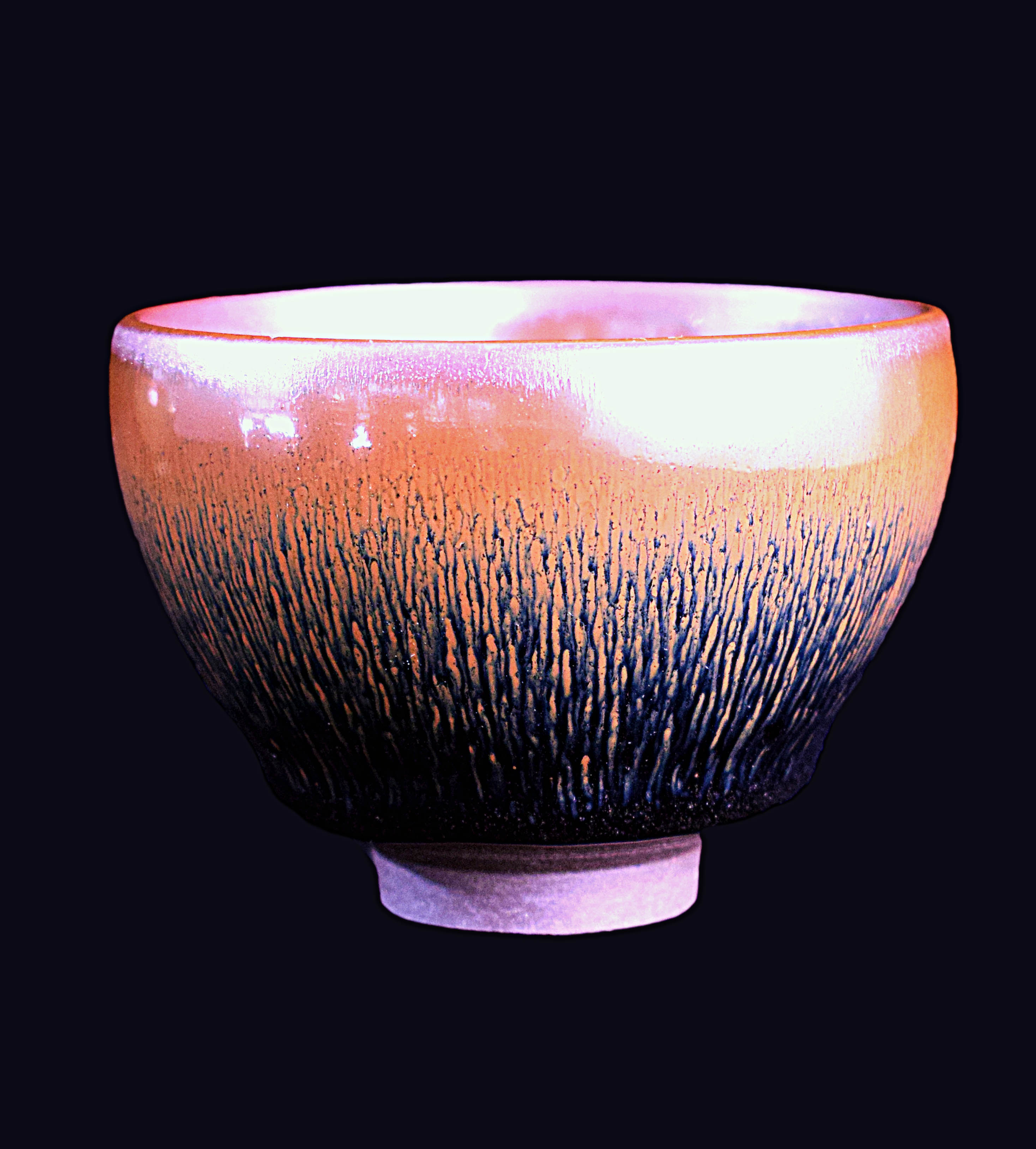 Cốc Trà Kiến Trản, Cốc Chủ Nhân, Men Gốm Sứ Kiến Dương, Cốc Nhỏ Dầu Lông Thỏ, Bộ Trà, Cốc Một Ngụm Trăm Hoa Kỳ Lân Xanh