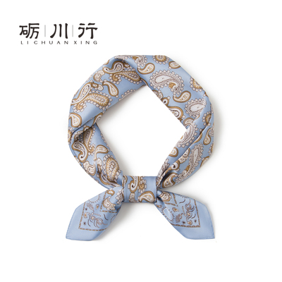 美式Y2k男士系脖领巾丝巾