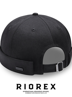 riorex王一博同款帽子男地主帽潮牌雅痞无帽檐女日系水手帽瓜皮帽