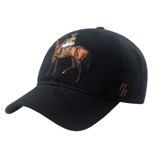 【限量版万针绣马球帽】Riorex帽子男韩版棒球帽潮简约休闲马术帽